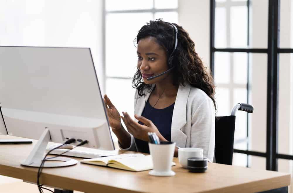 A girl working on laptop